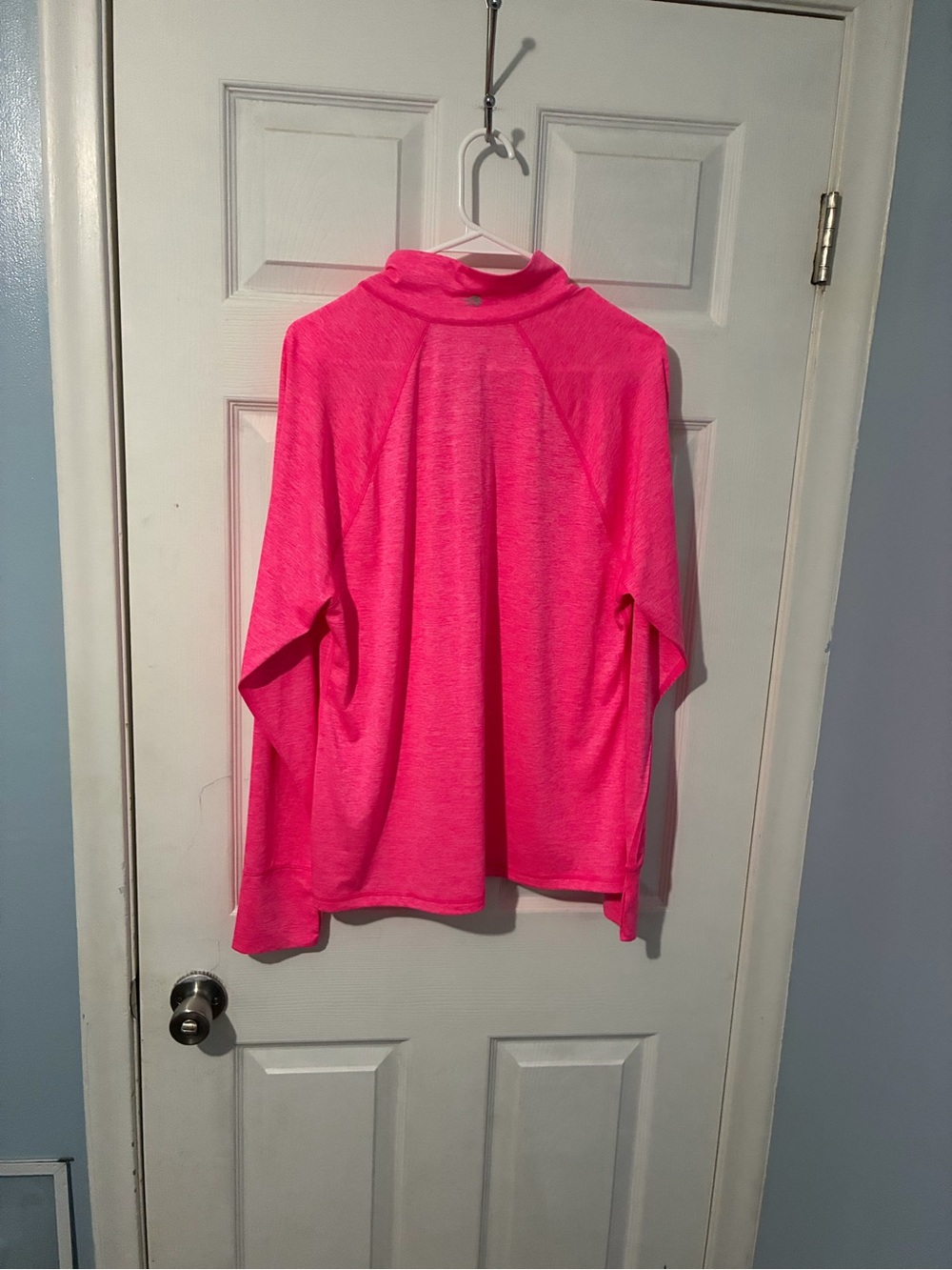 Ideology Neon Pink Long-Sleeve Quarter-Zip Top - Picture 4 of 5